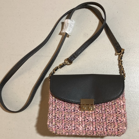 Icing Small Pink Tweed, Crossbody purse, - Picture 2 of 12